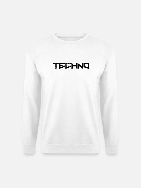 Techno - Unisex Sweatshirt - white