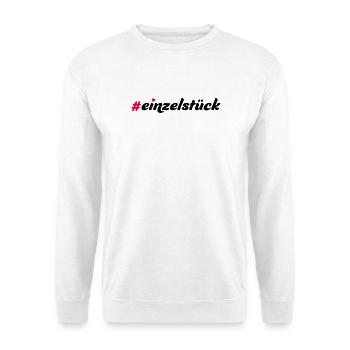 Einzelstück - Unisex Pullover - Weiß - Vorne