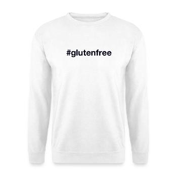 GLUTEN FREE Hashtag - Unisex Pullover - Weiß - Vorne