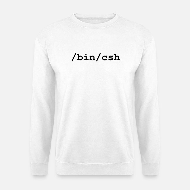 C-Shell - /bin/csh - Unisex Pullover - Weiß