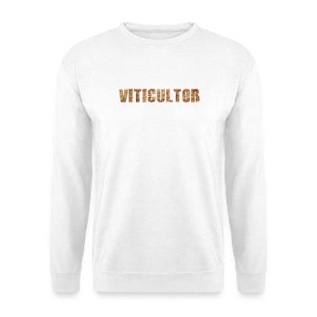 Viticultor – Arte y raíces del vino - Unisex Pullover - Weiß - Vorne