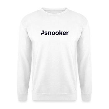 Snooker Billard - Unisex Pullover - Weiß - Vorne