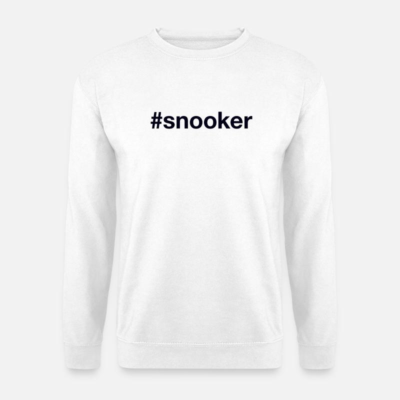 Snooker Billard - Unisex Pullover - Weiß