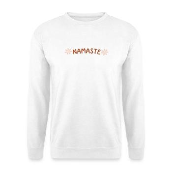 Namaste Floral Bohème - Sweat-shirt Unisexe - blanc - Devant