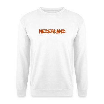 Niederlande - Nederland - Netherlands - Lion Löwe - Unisex Pullover - Weiß - Vorne