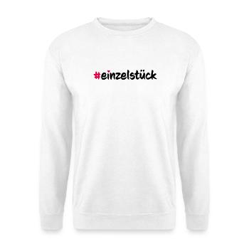Einzelstück - Unisex Pullover - Weiß - Vorne