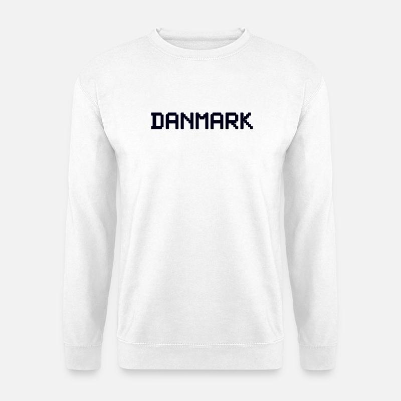 DANMARK Dänemark - Unisex Pullover - Weiß