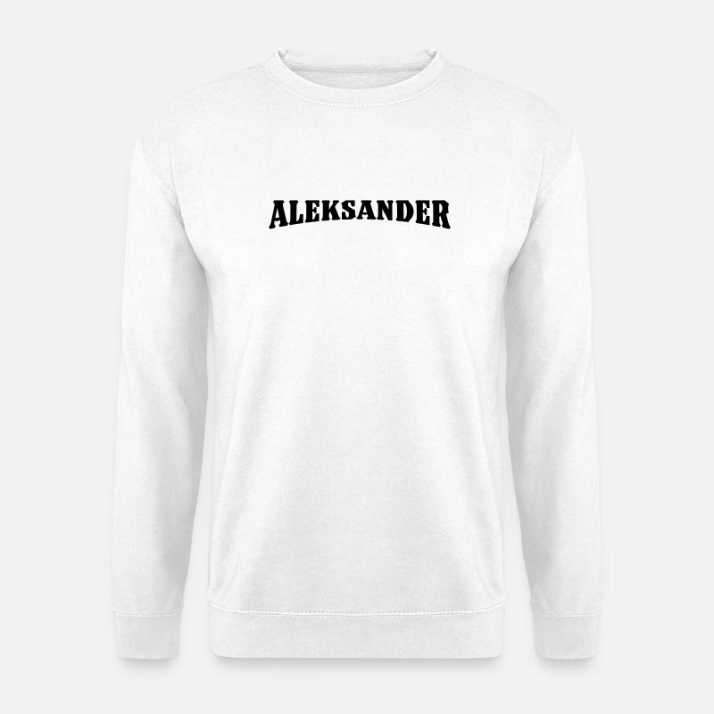 Aleksander Geschenk - Unisex Pullover - Weiß