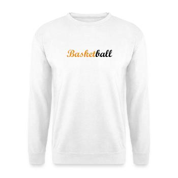 Basket Ball / Basketball / Basktet-Ball / Sport - Sweat-shirt Unisexe - blanc - Devant