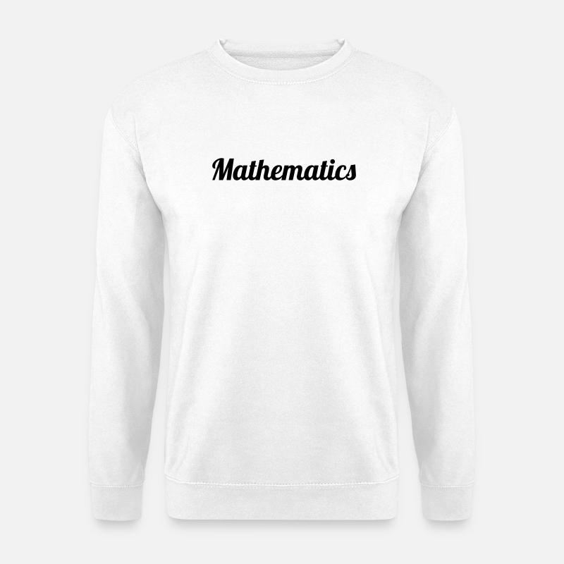 Mathematics - Unisex Sweatshirt - white