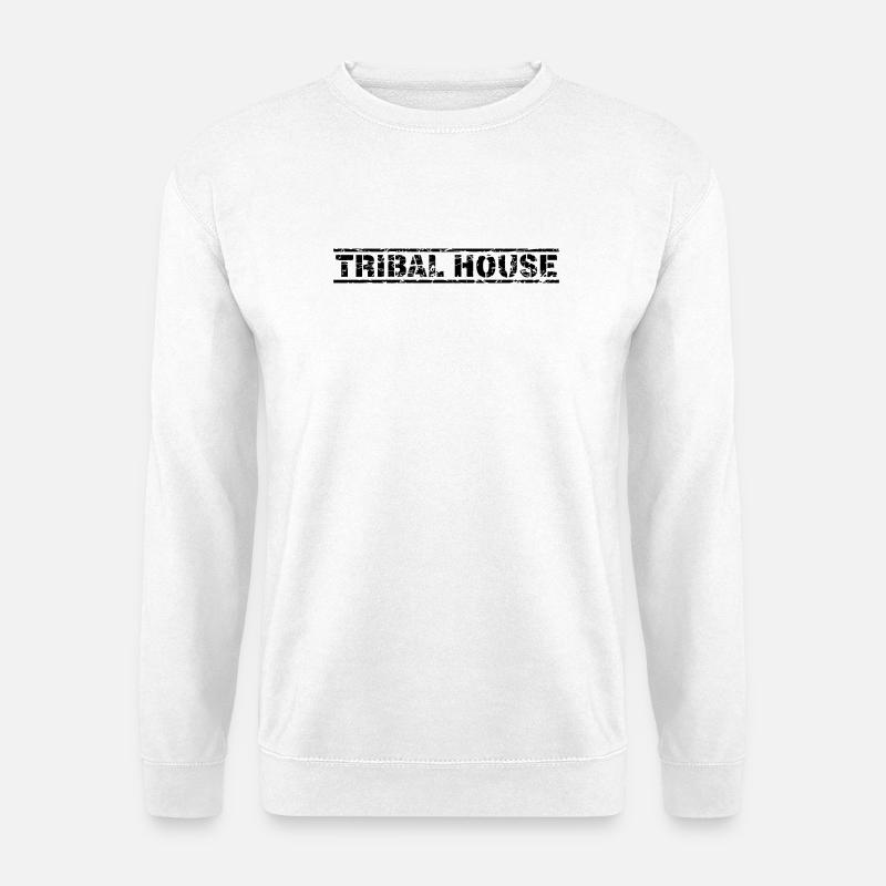 Tribal House - Unisex Pullover - Weiß