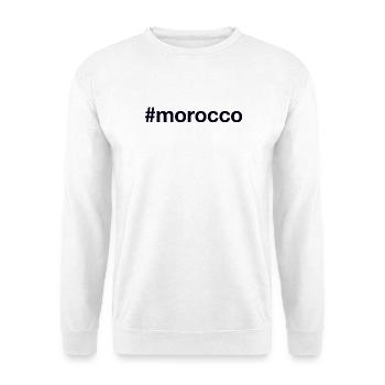 MAROC Hashtag Marokko - Sweat-shirt Unisexe - blanc - Devant