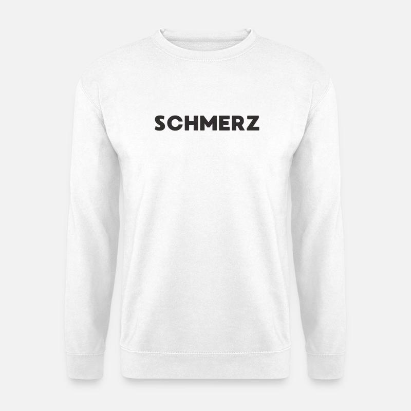 Schmerz - Unisex Pullover - Weiß