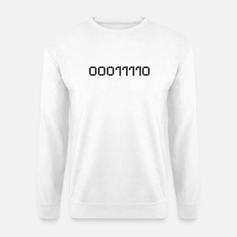 Binary notation - 30 - Unisex Sweatshirt - white