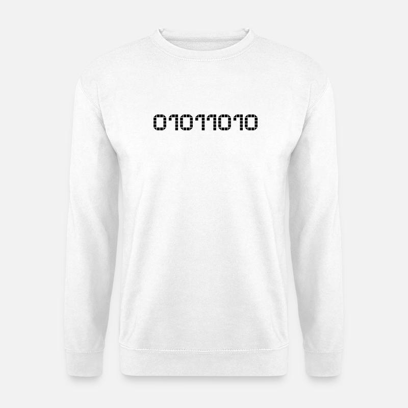 Binary notation - 90 - Unisex Sweatshirt - white