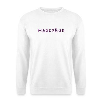 Chien errant avec des fleurs en arrière-plan - Sweat-shirt Unisexe - blanc - Devant