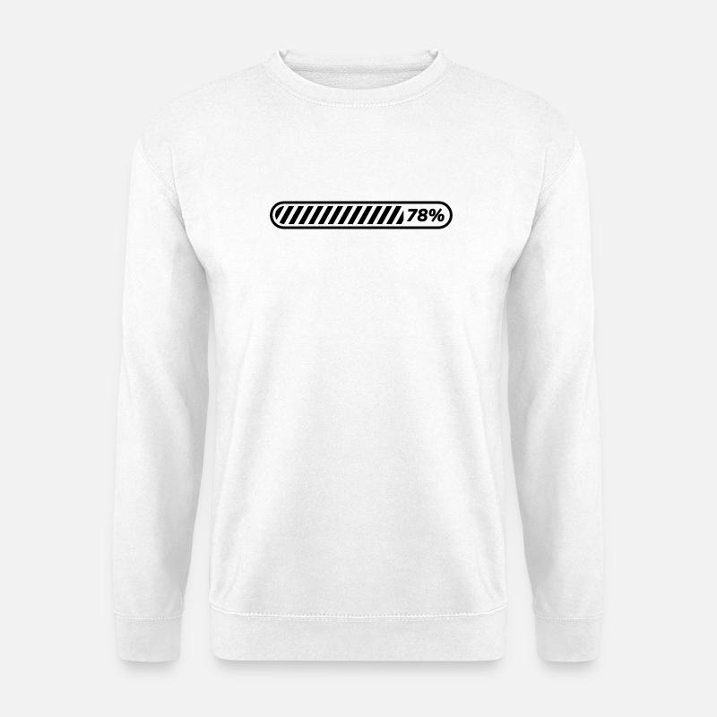 Loading… 78 % - Unisex Pullover - Weiß