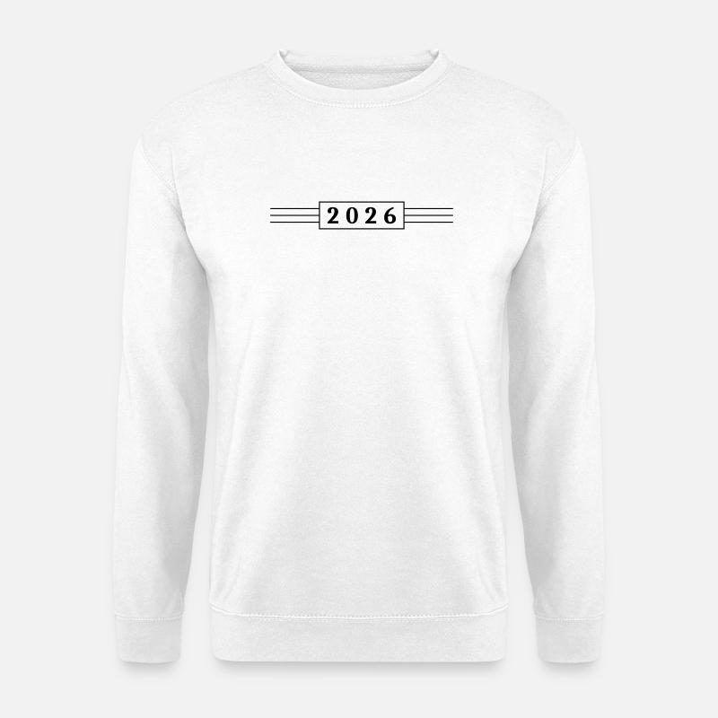 2026 Jahr - Unisex Pullover - Weiß