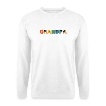 Bergsteiger Opa Bergsteiger Opa - Unisex Pullover - Weiß - Vorne