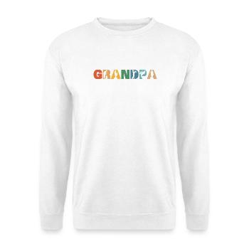 Retro-Saxophon Opa im Ruhestand Plan Ruhestand - Unisex Pullover - Weiß - Vorne