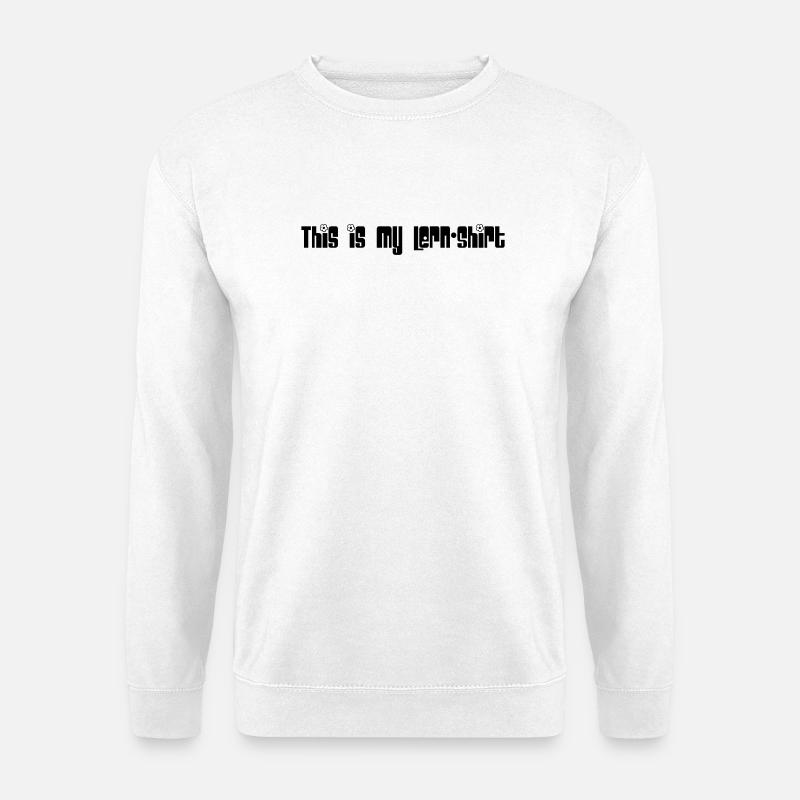Lernshirt - Unisex Pullover - Weiß