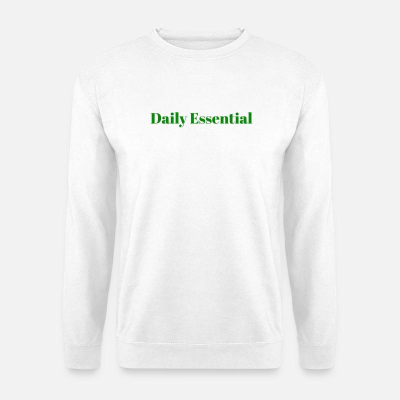 Daily Wear Essential - Unisex Pullover - Weiß