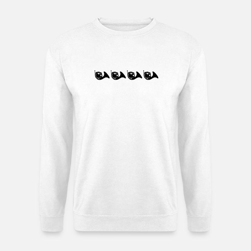 Bugle - Unisex Sweatshirt - white