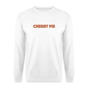 Cherry pie neon font - Unisex Sweatshirt - white - Front