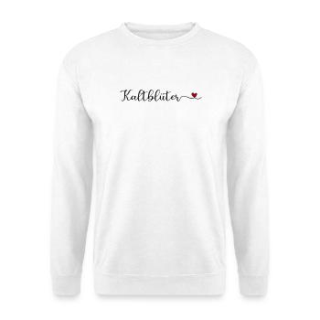 Kaltblüter - Unisex Pullover - Weiß - Vorne