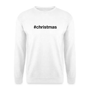 NOËL Hashtag Weihnachten - Sweat-shirt Unisexe - blanc - Devant