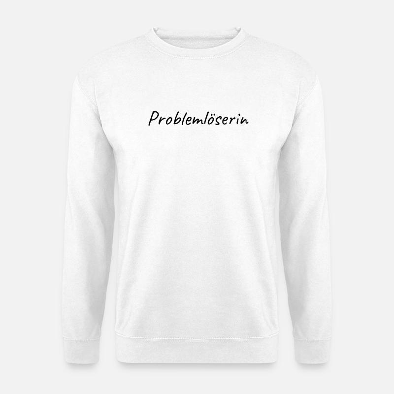 Problemlöserin - Unisex Pullover - Weiß
