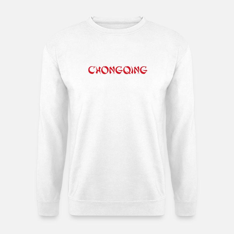 CHONGQING China - Unisex Pullover - Weiß