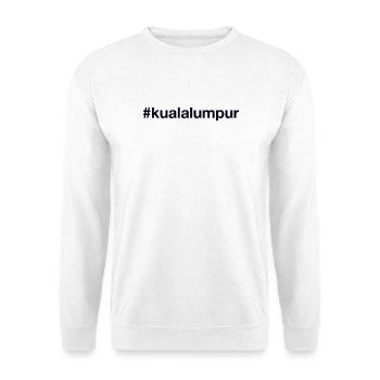 KUALA LUMPUR Hashtag Malaysia - Unisex Pullover - Weiß - Vorne
