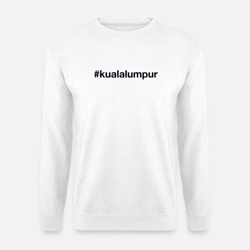 KUALA LUMPUR Hashtag Malaysia - Unisex Sweatshirt - white