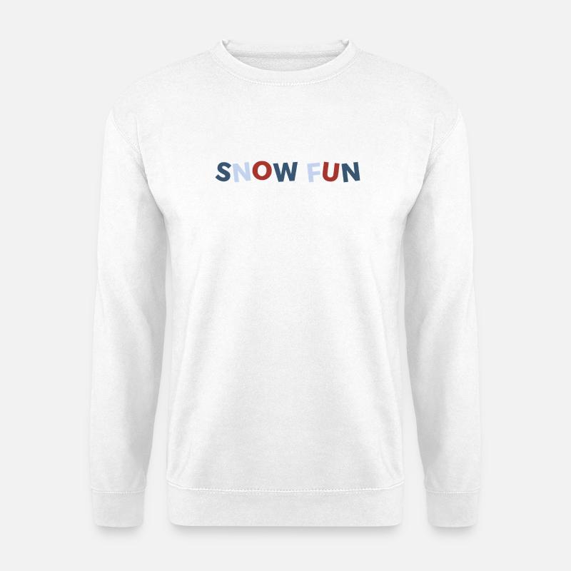 SchneeSpaß - Unisex Pullover - Weiß