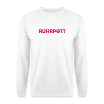 Ruhrpott - Dat hat wat mittn Herz zu tun - Zeche - Unisex Pullover - Weiß - Vorne