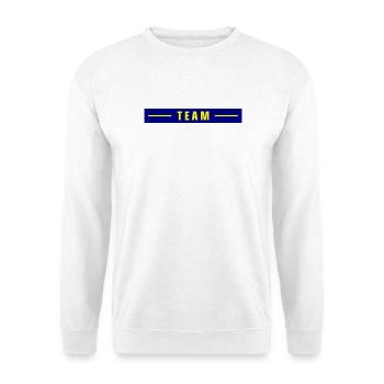 Team Strich - Unisex Pullover - Weiß - Vorne