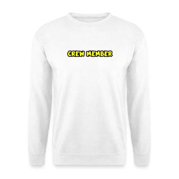 Crew Member - Unisex Sweatshirt - white - Front