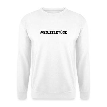 Einzelstück - Unisex Pullover - Weiß - Vorne