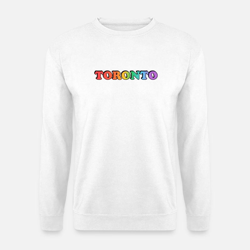 Toronto LGBTQ Rainbow - Unisex Pullover - Weiß