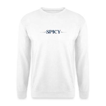 piquant - Sweat-shirt Unisexe - blanc - Devant