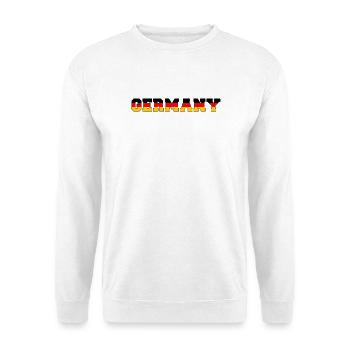 Deutschland T-Shirt Germany - Unisex Pullover - Weiß - Vorne
