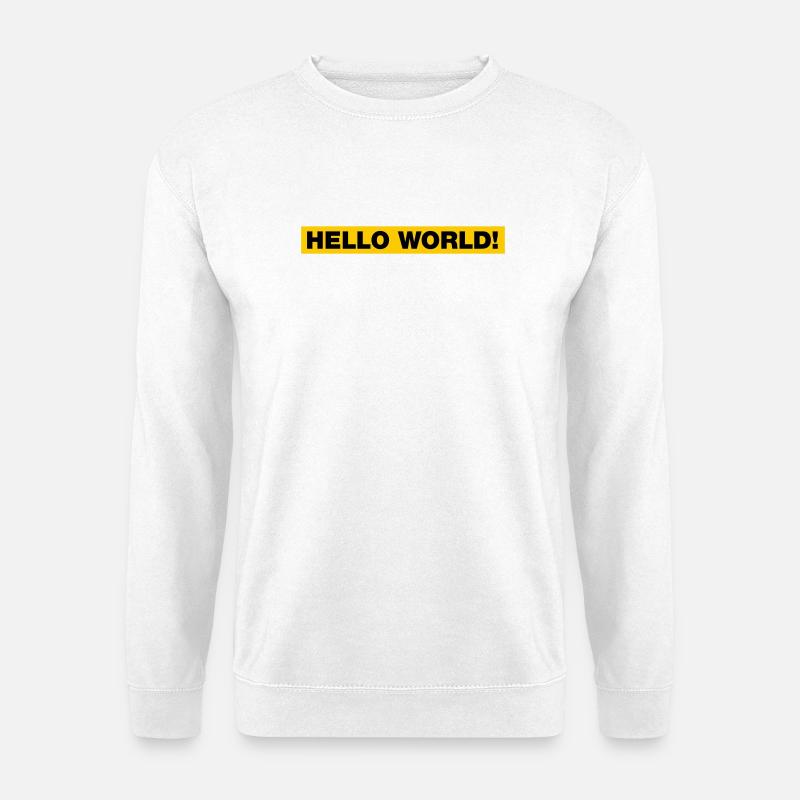 Hello World! - Unisex Sweatshirt - white