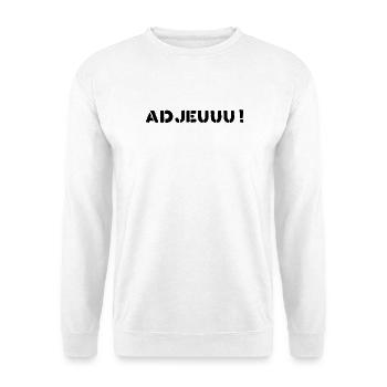 adjeu - Sweat-shirt Unisexe - blanc - Devant