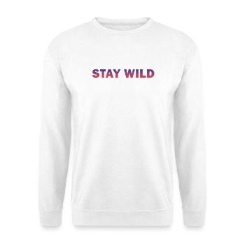 Paysage naturel sauvage aux couleurs néon - Sweat-shirt Unisexe - blanc - Devant