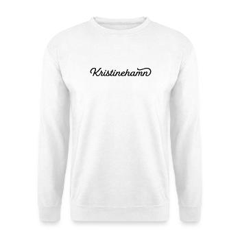 Kristinehamn noir - Sweat-shirt Unisexe - blanc - Devant