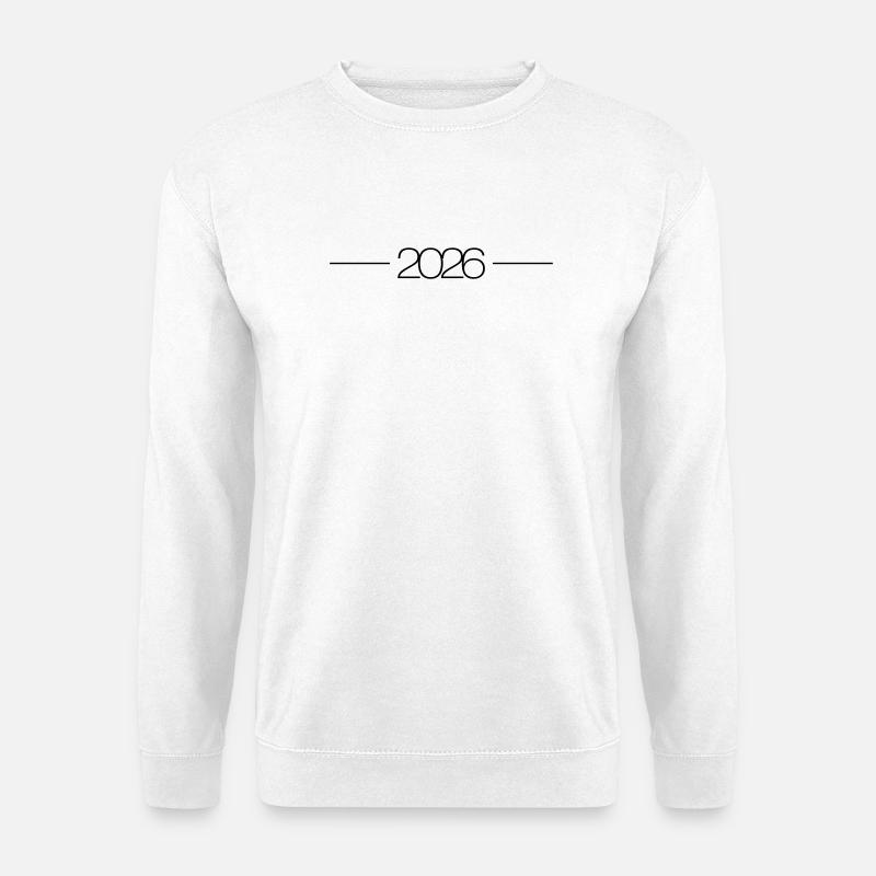 2026 year stroke - Unisex Sweatshirt - white