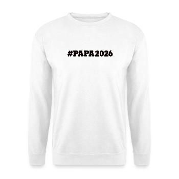 Becoming a Dad You Are Going to Be a Father Baby Announcement 2026 - Unisex Sweatshirt - white - Front