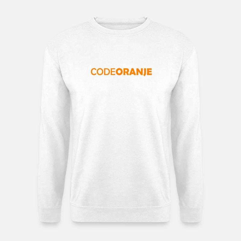 Code Oranje - Nederland - Netherlands Niederlande - Unisex Pullover - Weiß
