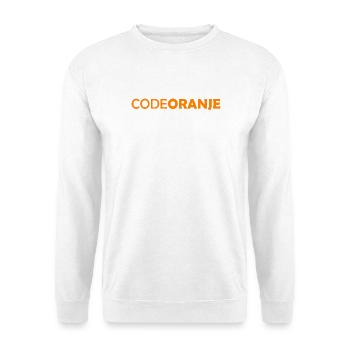 Code Oranje - Nederland - Netherlands Niederlande - Unisex Sweatshirt - white - Front